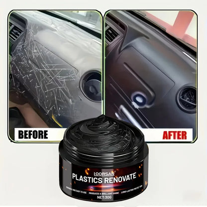 Automobile Plastic Repair Paste - Restores Black Luster, Removes Fading and Scratches, for Automobile Interior Repair