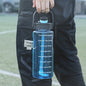 3 Liter Water Bottle with Straw 2L 1L Large Big Motivational  BPA Free School gym Sports Drinking Bottle