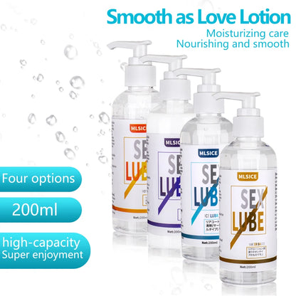 Sex Lube Anal Lubricant Silicone-Based & Water-Based Safe Personal Intimate Semen Lubrication Sexy Toy Gel Women Men 200ml/300ml