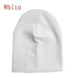 6M-3Y Baby Knitted Hat Scarf Set Solid Color Cotton Hip Hop Beanie Warm Toddler Cap for Boys Girls Spring Autumn Winter