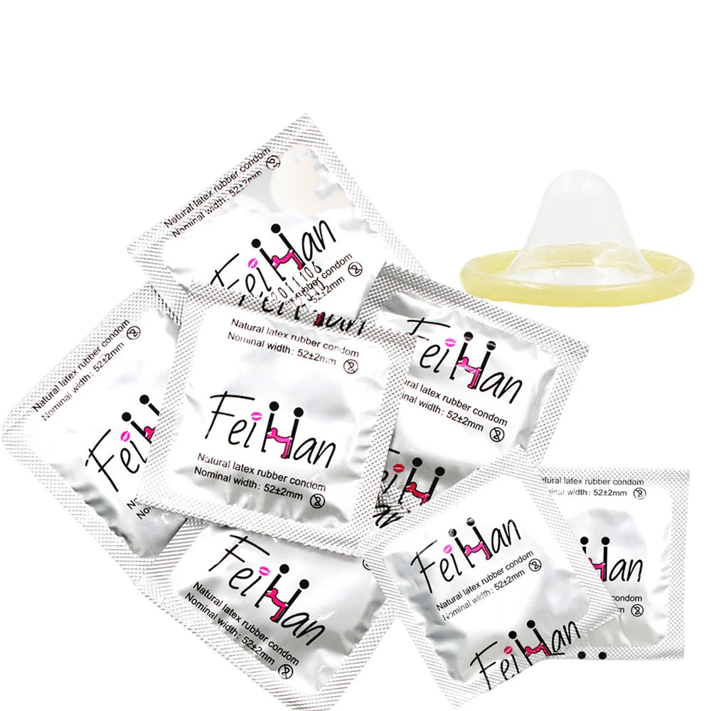 On Sale Smooth Latex Sex Condom 10/30/50pcs/lot Ultra Thin Durable Safe Lubrication Latex Condom Sex Toy For Men Adults Products