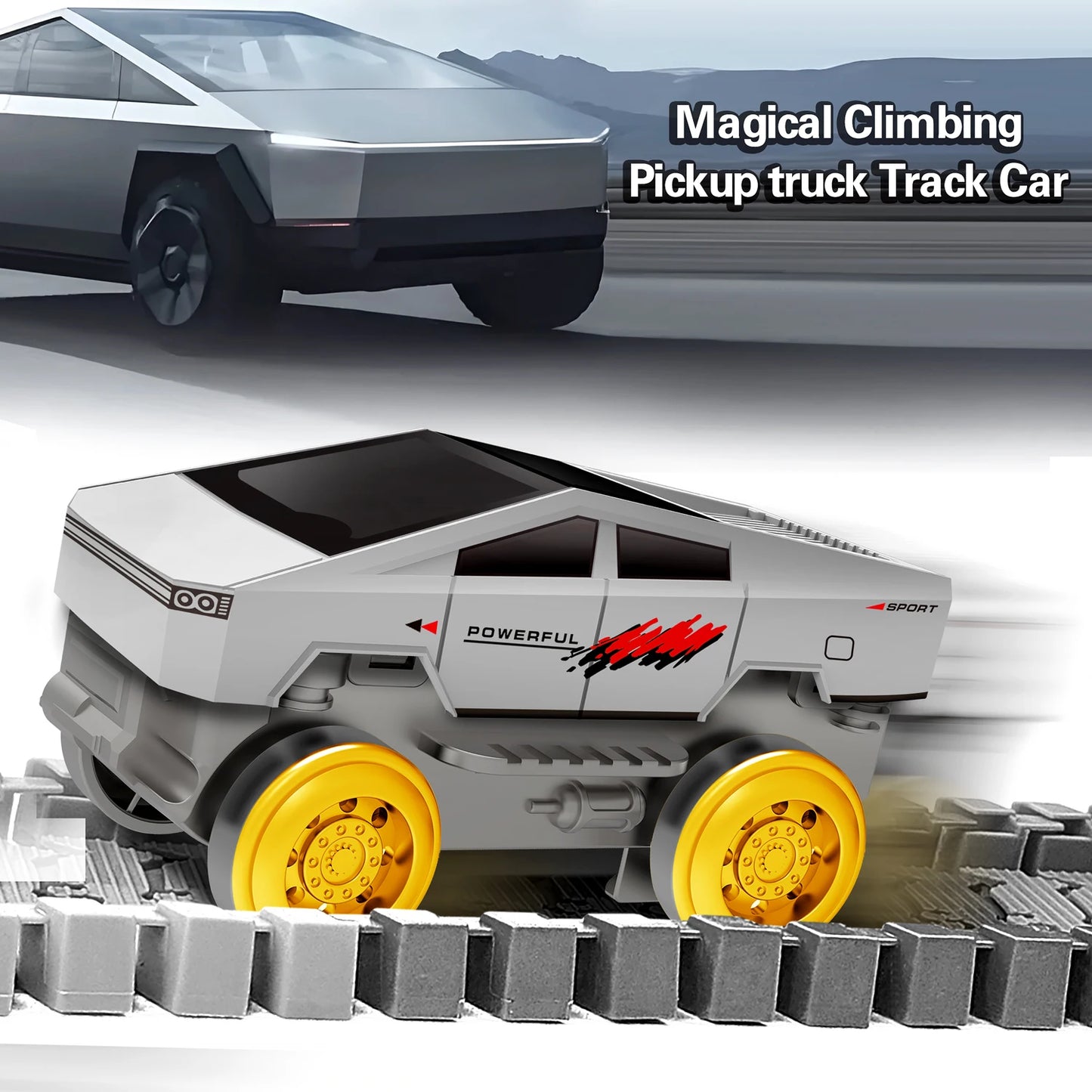 Space Track Toys Magic Climbing Electric Engineering Race Car Toy Bendable Flexible Race Track Cars Train Toy For Kid Gift