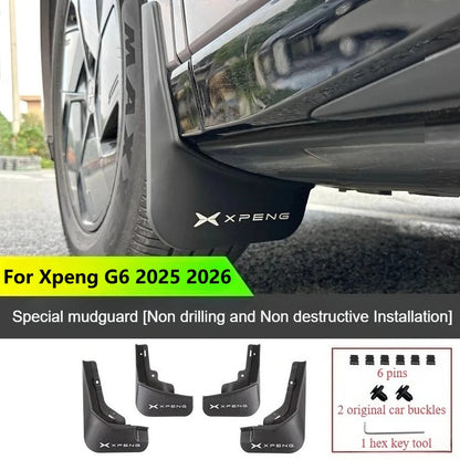 For Xpeng G6 Xiaopeng G6 2025 2026 Mud Flaps Splash Guards Exterior Modification Accessories