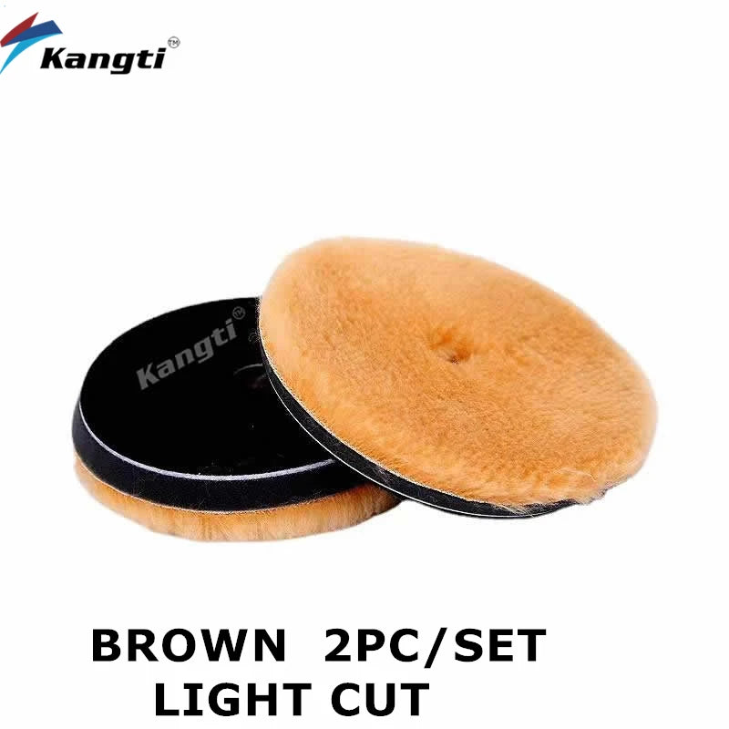 Wool Polishing Pad Woollen Car Buffing Pad 3/5/6Inch Polishing Disc Car Polish Buffing Pads Polisher Buffing Waxing Polish Tools
