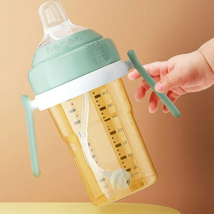 Classic Feeding Bottle Handles Soft Compatible Silicone Baby Nursing Bottles Handles Easy to Carry Handles for Hegen Bottle Size
