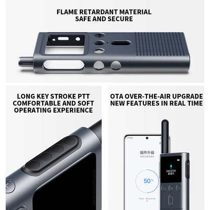 Xiaomi Walkie-talkie 2S Upgraded Version Ultra-light Ultra-thin Support Bluetooth Headset Connection Ultra-long Standby Outdoor-