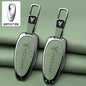 Car Interior Accessories Zinc Alloy Leather Key Case Cover Holder Chain For Voyah Free I-Land Dreamer PHEV Luxury Protective