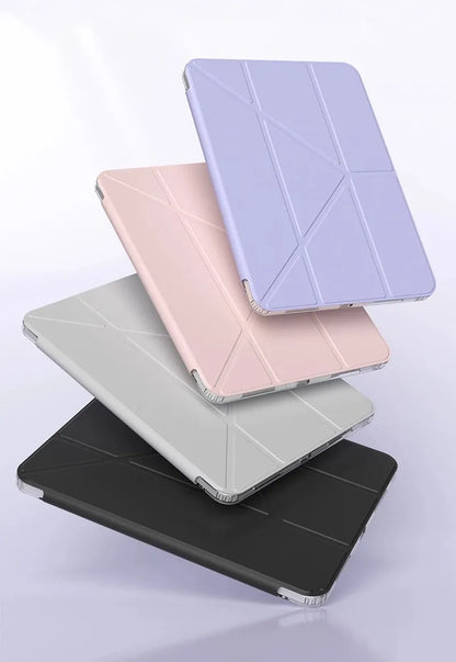 For iPad Air 5th 6th 12th 11th iPad Pro 11 12.9 13 Air 11 M4 10th Gen 10.9 10.2 9th 8th 9.7 Mini 7 6 Smart Case with Pen Holder