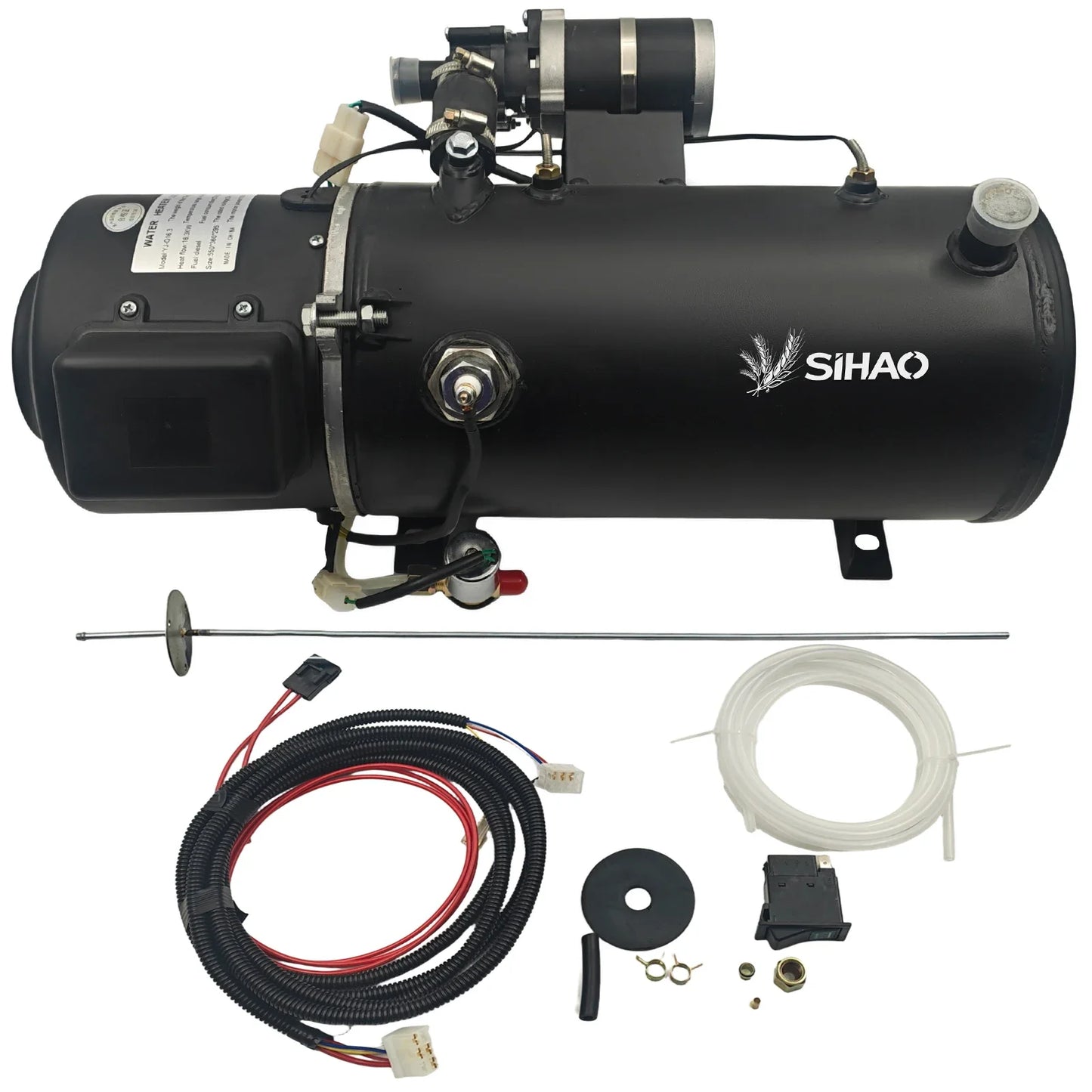 SIHAO 5KW/16.3KW Liquid Fuel Parking Heater Vehicle Auxiliary Heater for Engine Startup Cabin Heating and Windshield Anti-Frost Applications