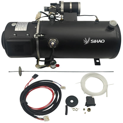 SIHAO 5KW/16.3KW Liquid Fuel Parking Heater Vehicle Auxiliary Heater for Engine Startup Cabin Heating and Windshield Anti-Frost Applications