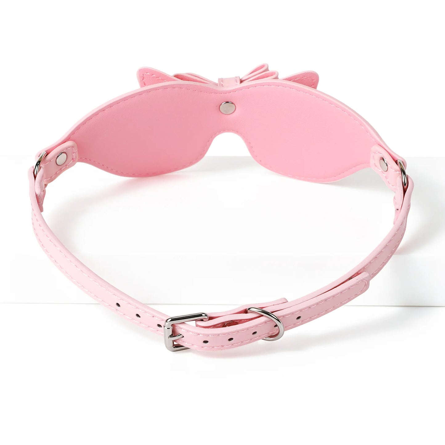 SM Sex Bondage Erotic Costumes Bondage Pink Bow Eye Mask Blindfold Fetish Bdsm Party Women Masquerade Eye Mask Sex Toy For Adult