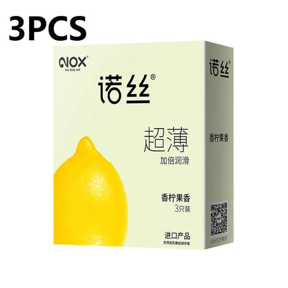 Fruit Flavor Condom 10pcs Ultra Thin Penis Sleeves Adult Sex Toys For Men Watermelon Stimulation Condom Erotic Products Sex Shop