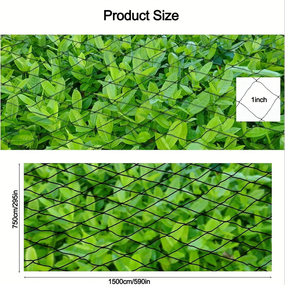 Nylon Bird Net Anti Bird Catcher Netting Pond Fruit Tree Flower Garden Mesh Protective Chicken Coop Pest Control Tool Fishing Ne