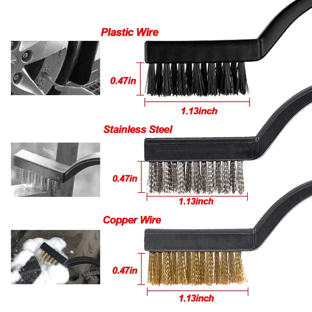 Car Detailing Brush Set Multipurpose Auto Cleaning Kit Soft Detail Brushes For Car Vents Air Outlet Gap Crevice Dust Removal Interior Maintenance Car Care Accessories