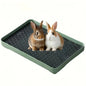 1pc Rabbit Litter Box Small Pet Toilet Tray Bunnie Corner Toilet Box For Ferret Hamster Dragon Cat Guinea Pig Dutch Pig Supplies
