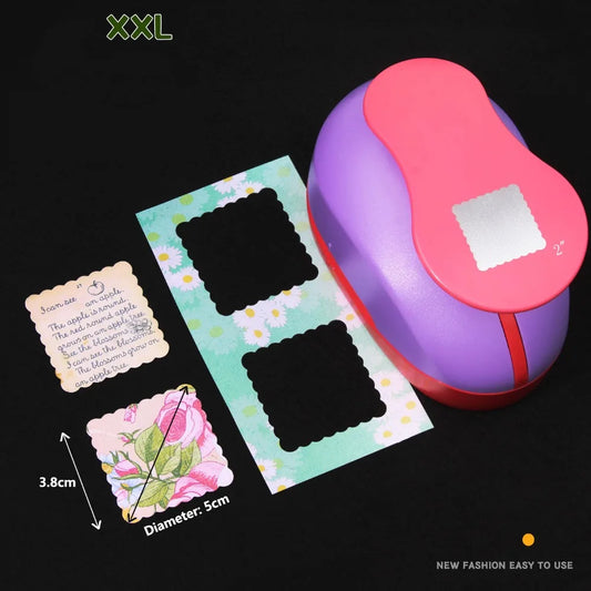 DIY Crafts Stamp Border Punch Handmade Labor-saving Stamp Embossing Machine Portable Embosser Stamp Toothed Puncher