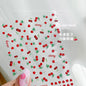 Fresh Sweet Fruits Strawberry Cherry Bowknot Love Heart Lemon 5D Nail Art Stickers Self Adhesive Decorations Nail Manicure Decal