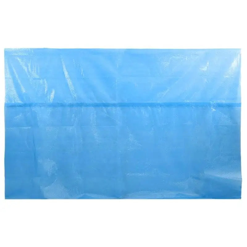 197' X 118' Rectangular Pool Cover, Blue PE Leaf & Debris Protector for Above/In-Ground Swimming Pool with Tie-Downs, All-Season Pool Blanket for Summer & Winter