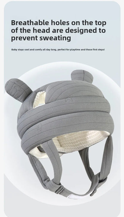 Baby Walking 360 Head Protection and Anti Fall Hat Children's Anti-collision Breathable Baby First Walking Head Protection Pad