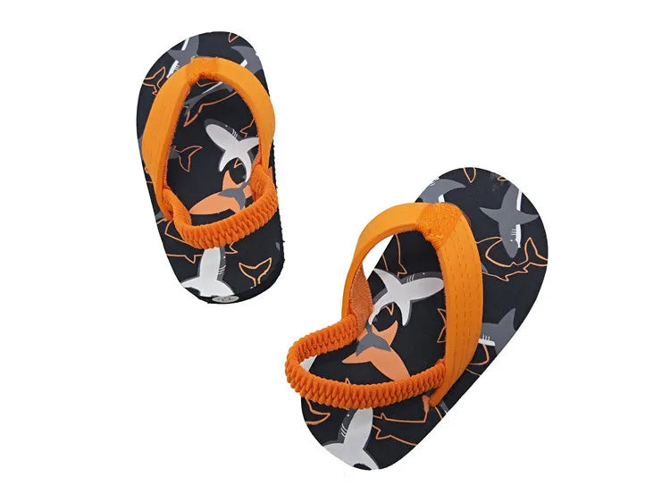 Children Flip Flops Shoes Cartoon Summer EVA Soft Sole Indoor Bathing Anti Fall Girls and Boys Sandals Beach and Pool Slippers