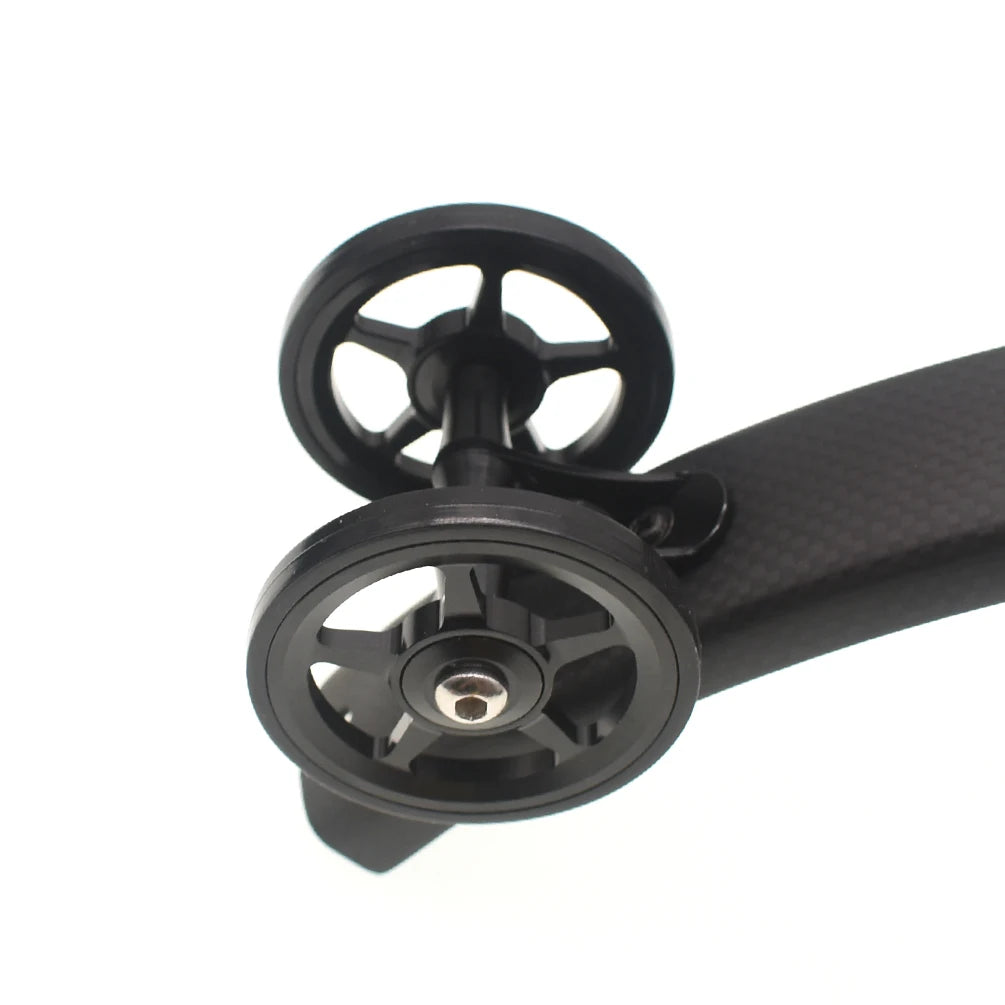 TWTOPSE dviračio lengvoji padanga sparnų ratukas, skirtas Brompton sulankstomam dviračiui, purvasaugio ratas, dvigubas AL7075 CNC A C linija 77g 60mm
