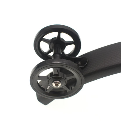 TWTOPSE dviračio lengvoji padanga sparnų ratukas, skirtas Brompton sulankstomam dviračiui, purvasaugio ratas, dvigubas AL7075 CNC A C linija 77g 60mm