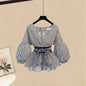 2026 Korean Style Long Sleeve T-shirt Tops High Waist Skirt Two-piece Elegant Women's Skirt Suit Casual Outfits