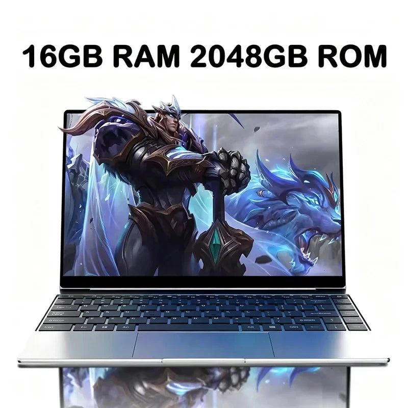 2026 NEW 14.1" Laptop Intel Core i9-9900 32GB 2TB Gaming Computer PC Windows11 Gamer office Ultra Slim Notebook 1920*1080