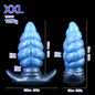 FAAK Silicone Wearable Anal Plug with Large Tail size S M L XL XXL Wireless Control Strapon Vibrator BDSM Flirting Sex Toys