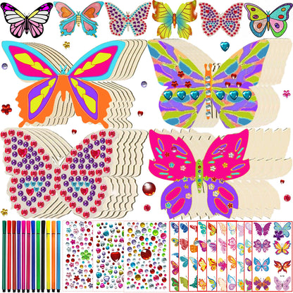 354 Butterfly Craft Sets, Butterfly Decorations, Handmade DIY Birthday Gifts, DIY Birthday Craft Sets