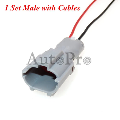 1 Set 2 Hole 7222-1424-40 7223-1424-40 MG640322-4 MG610320 AC Assembly Fog Light Plugs Car Running Lights Cable Socket For VW