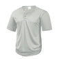 Men's Casual  Henry T Shirt Summer Brown Button Solid Color Polo Short Sleeve Breathable Comfortable Sports Loose T-shirt