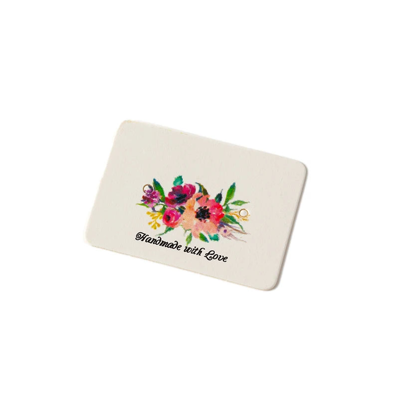 50/100Pcs 5x4cm Earring Cards Cardboard Labels DIY Jewelry Display Stand Holder Small Businesses Selling Packaging Supplies