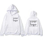 2024 New Fashion Your Own Design Brand Logo/Picture Personalized Custom Anywhere Men Women DIY Zipper cardigan hoodie