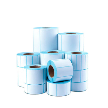 Width 40/50/60/70/80/90/100mm Self-Adhesive Stickers Shipping Thermal Label Barcode SKU Label Price Tag no Carbon Band Required
