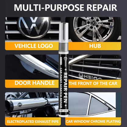 Metal Scratch Repair Paint Pen for Car Wheel Rim Faucet Sink Stainless Steel Touch Up Restoration