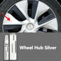 Suitable for Tesla Model 3 Y X S Automotive Paint Repair Pen Pearl White Clearcoat Pen Paint Repair Set Wheel Hub Silver