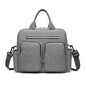 KONO Baby Diaper Bag, stylish and versatile for moms and dads, travel bag with insulated pockets for bottles and snacks