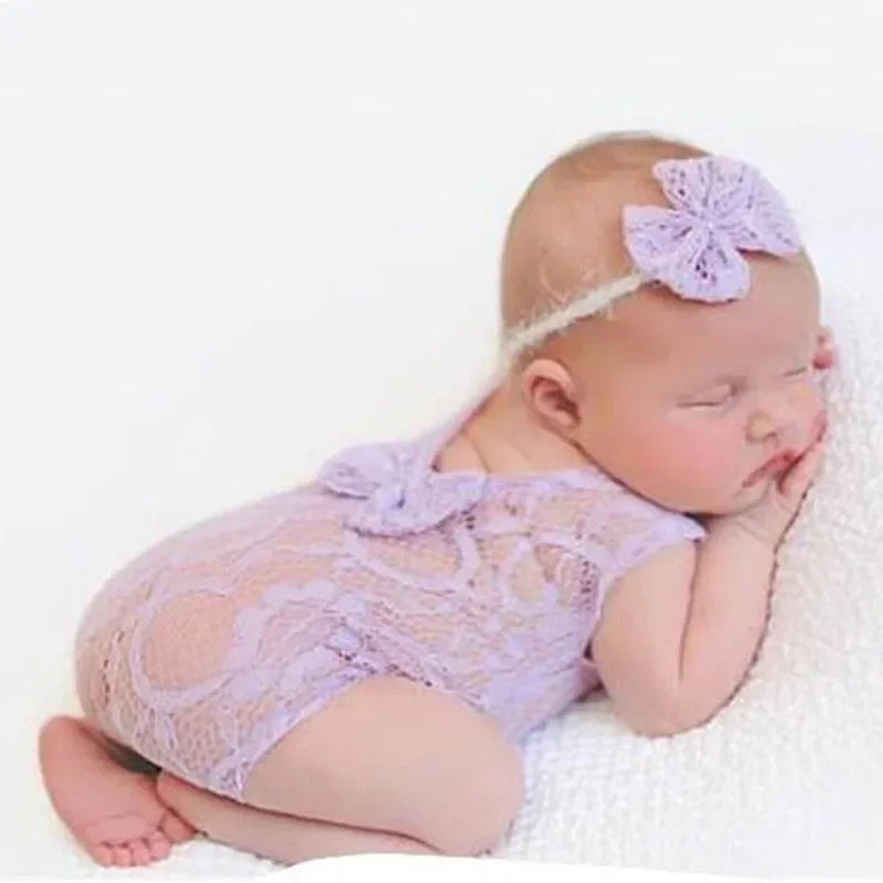 Newborn Photography Props New Born Baby Crochet Knit Costume Accessories Infant Photo Shoot Clothes Newborn Shooting