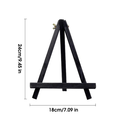 Wooden Easel For Painting,20cm 24cm 30cm 40cm 50cm Height Folding Desktop Display Triangle Bracket,Art Supplies,1 Piece HJ-02