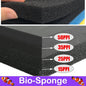 15 25 35 50ppi Aquarium Biochemical Cotton Filter Practical Aquarium Pond Foam Sponge Filter Black Multi-size Aquarium Supplies