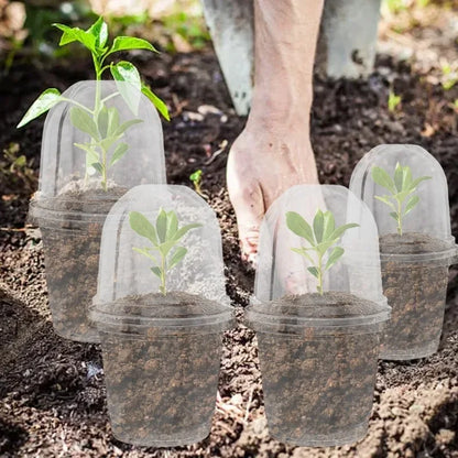 Seed Plant Nursery Pots Plastic Plant Mini Flowerpot Seed Starting Grow Nutrition Cup Plant Container Garden Planters Supplies