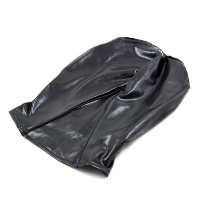 Sexy Wetlook full Face Hood Mask for Men Women Fetish Harness Cosplay Bdsm Bondage Slave Role Play Adults Games Sex Toys