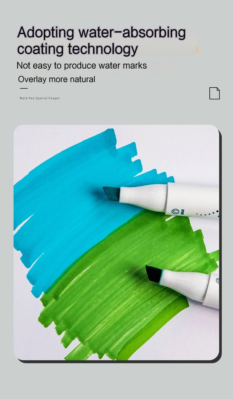 A5/A4 Artist Drawing Paper 120gsm 20/50Pcs Marker Pen Paper Opaque Color for Cartoon Animation Painting Art Students Supplies