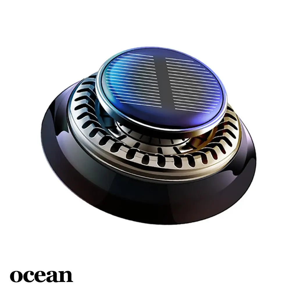 Solar Car Aromatherapy Essential Oil Levitation Automatic Rotation Fragrance Ornament Air Freshener Car Interior Decorations