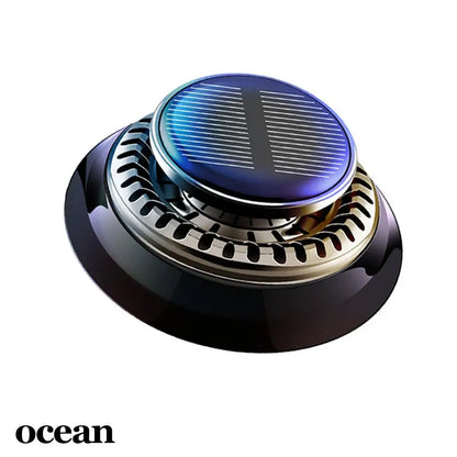 Solar Car Aromatherapy Essential Oil Levitation Automatic Rotation Fragrance Ornament Air Freshener Car Interior Decorations