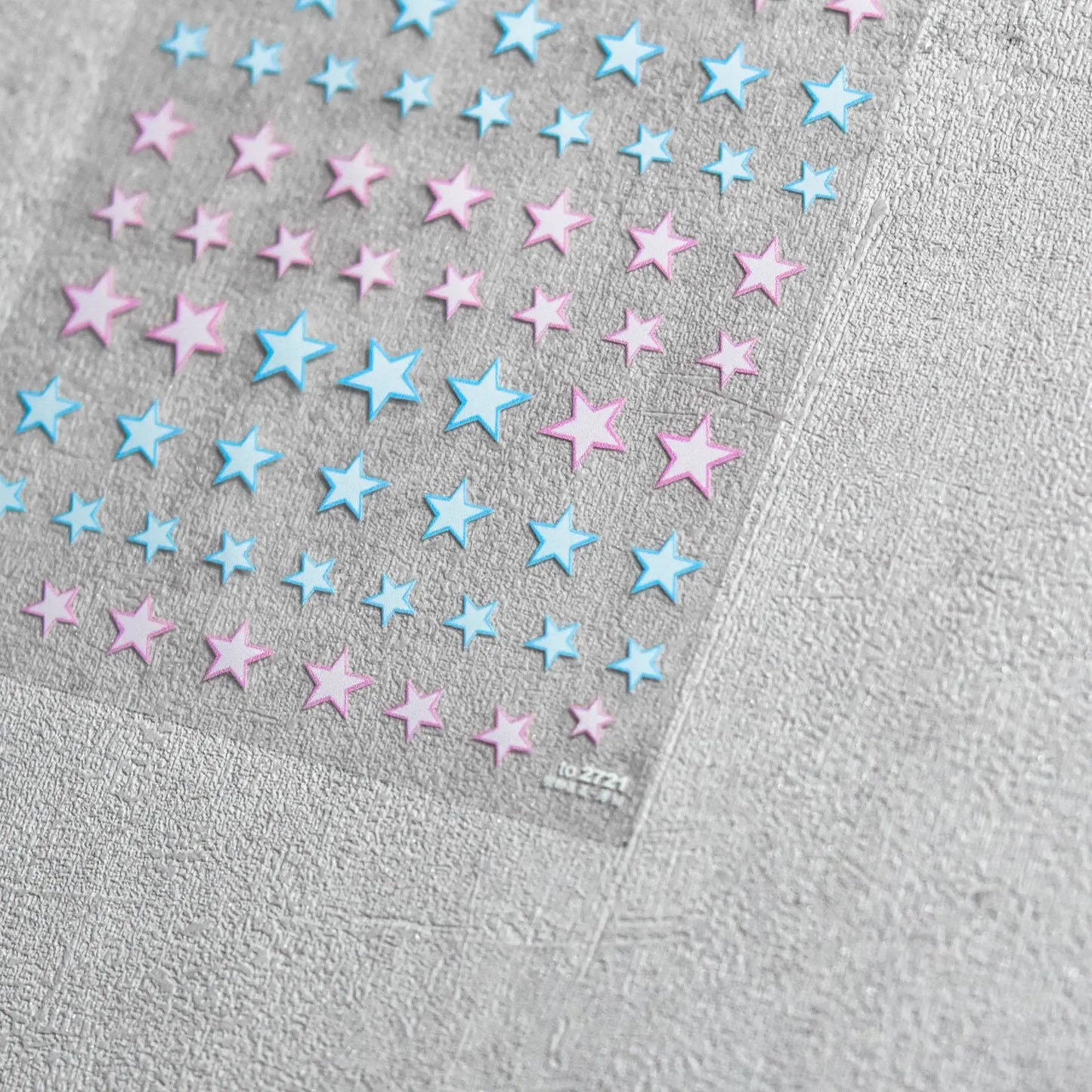 Metal Star Nail Stickers Exquisite 5D Bronzing Silver Five-pointed Star Mini Nail Art Stickers DIY Self Adhesive Manicure Decals