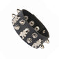 New Punk Dark PU Bracelet For Women Men Hip Hop Rock Chain Multi Layered Bracelet Trend Retro Gothic Jewelry Dancer Accessories