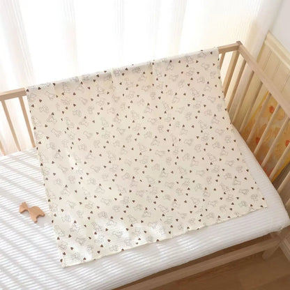 Newborn Baby Cotton Blanket Summer Bedding Babies Stuff  Throw Blanket Muslin Squares Receiving Blanket