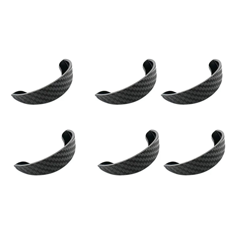 Car Reversing Camera Rain Cover Car Rear Camera Rain Cover Carbon Fiber Pattern Car Rear View Camera Protection Trim Dust Shield